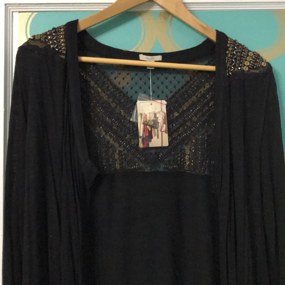 Ecote embellished Duster size M NWT - Picture 2 of 5